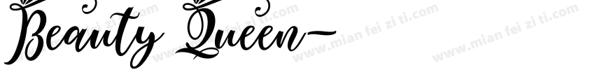 Beauty Queen字体转换